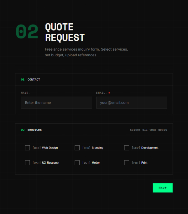 Freelance Quote